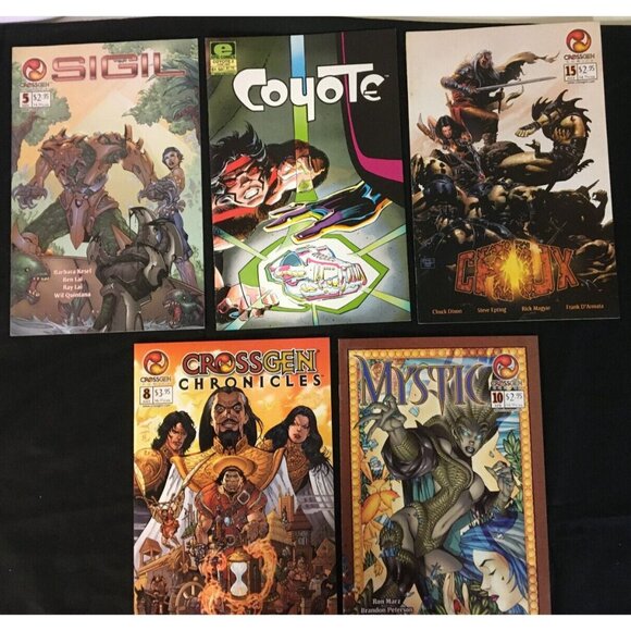 Crossgen Comics Mixed Lot of 10- Sigil, Crux, Mystic and More Circa 1983-2000 - Picture 1 of 12